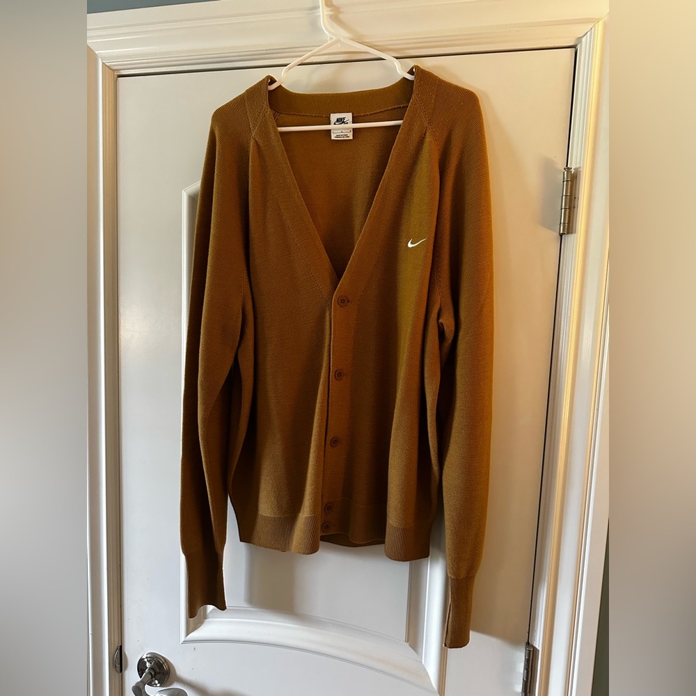 Nike Brown Cardigan Sweater